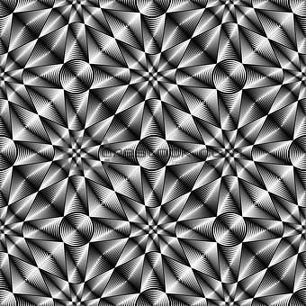 Design seamless geometric trellised pattern