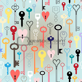 pattern of different keys
