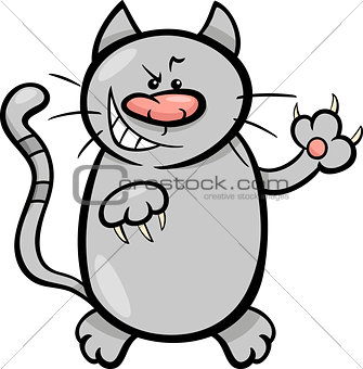 cat claws cartoon illustration