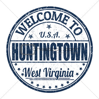 Welcome to Huntingtown stamp