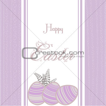 Easter background with eggs vintage pink