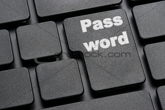 Keyboard with text password