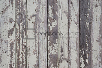 Old grunge fence of wood panels