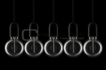 Row of lightbulbs