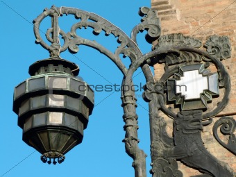 Old streetlamp from Bologna