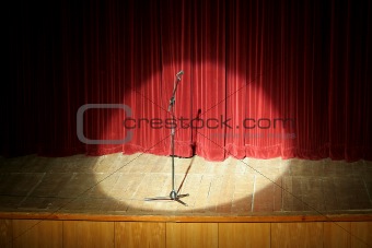mic on stage