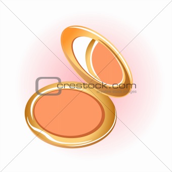 cosmetic powder compact