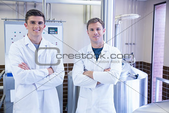 Portrait of scientists with arms crossed