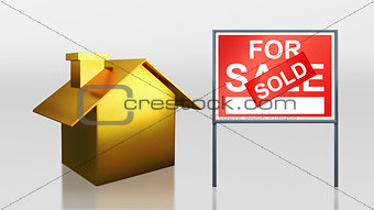 gold house for sale sold