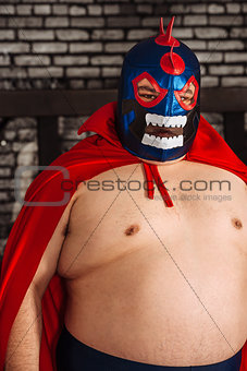 Large Mexican wrestler