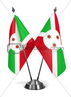 Burundi - Miniature Flags.