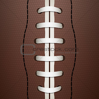 American Football Closeup Background Illustration