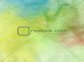 Abstract watercolor light painted background