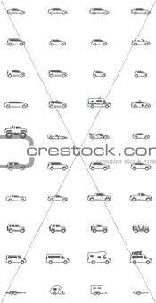 Vector car icons