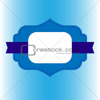 decorative blue frame for text