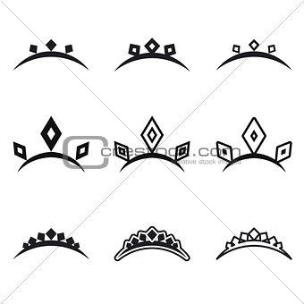 Decorative crowns for princess