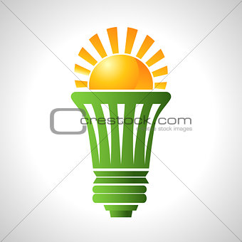 Solar Energy Efficient Lightbulb