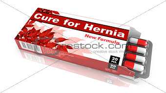 Cure for Hernia - Red Pack of Pills.