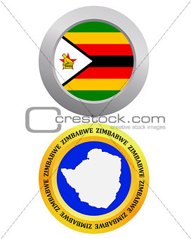 button as a symbol  ZIMBABWE