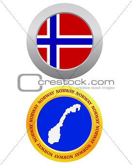 button as a symbol NORWAY