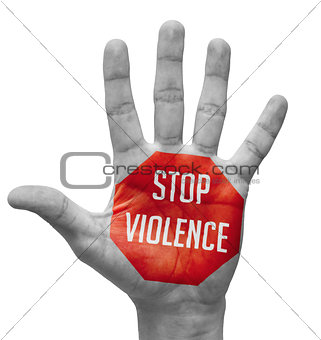 Stop Violence on Open Hand.