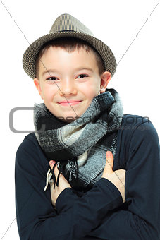 Boy with a hat