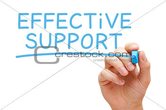 Effective Support Blue Marker