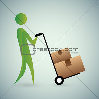 Moving Boxes Icon