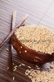 Luxurious rice background.
