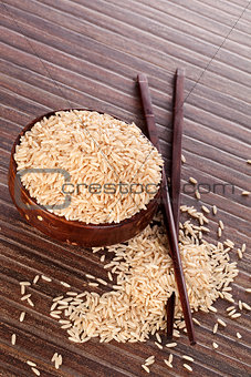 Brown rice.