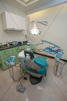 Equipment in a dentist surgery