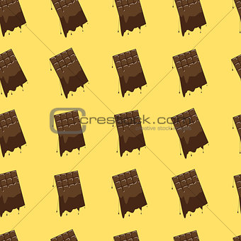 Melted chocolate seamless background