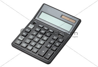 Calculator isolated on white