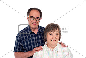 Portrait of smiling matured couple