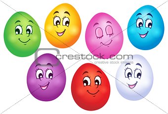 Happy Easter eggs collection 1