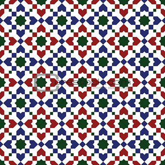 Moroccan style mosaic pattern 