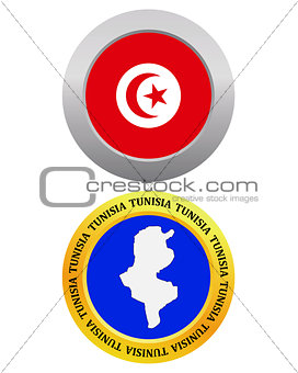 button as a symbol map TUNISIA