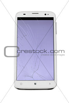 Broken Screen Smartphone