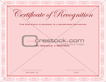 Certificate Advertising Copywriter