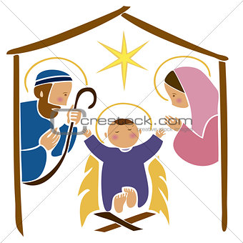 Baby Jesus in a manger 7