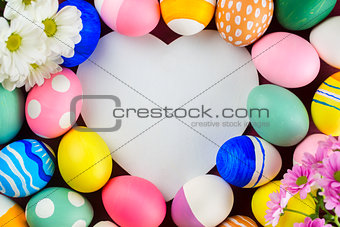 Colorful  Easter Eggs 