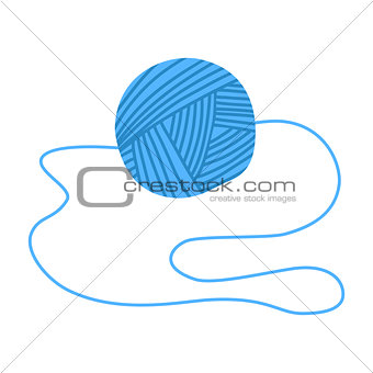 Tangle blue thread