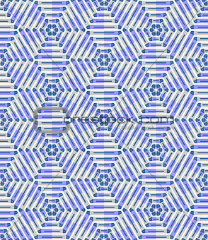 Seamless hexagons and diamonds geometric pattern.