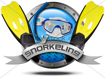 Snorkeling - Metal Icon