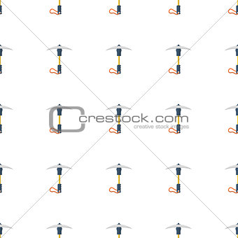 Colored ice axe vector background