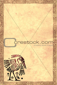 Background with American Indian national patterns