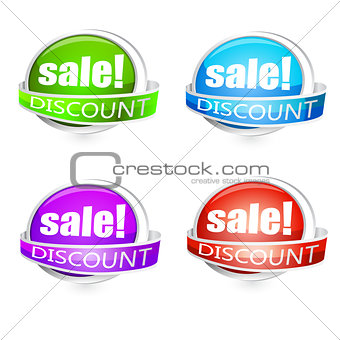 various discount tags