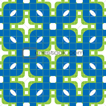 Geometric tiles seamless pattern, vector background.