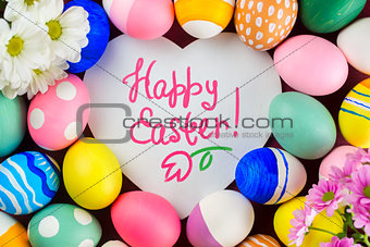 Colorful  Easter Eggs