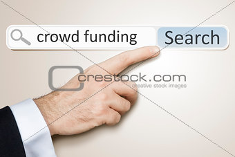 web search crowd funding